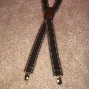 Brown/tan suspenders
